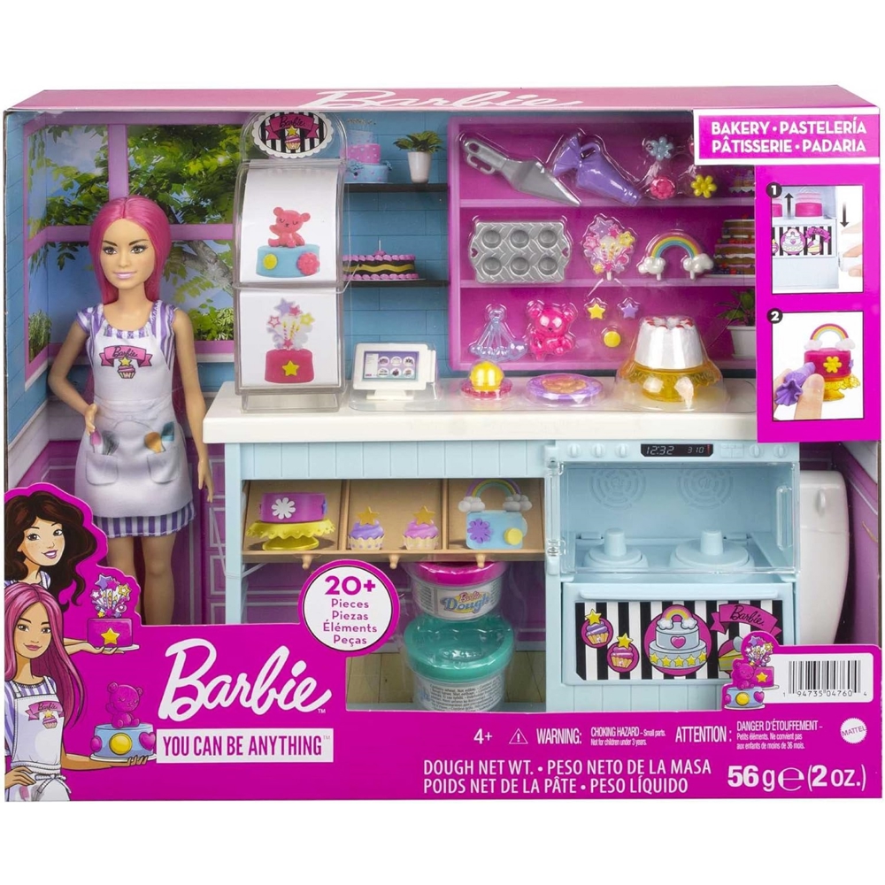 MATTEL HGB73 Barbie Bakery Playset - Refreshed