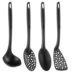 სამზარეულოს ნაკრები Ardesto AR3804GG Gemini Gourmet, 4pcs, Kitchen Utensils Set, Black