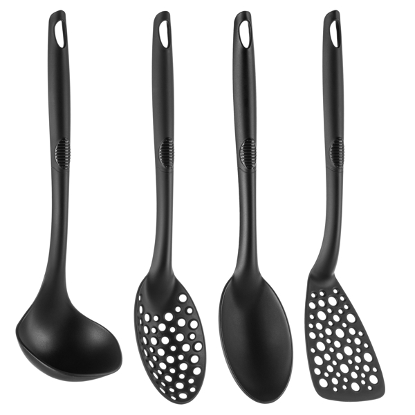 სამზარეულოს ნაკრები Ardesto AR3804GG Gemini Gourmet, 4pcs, Kitchen Utensils Set, Black