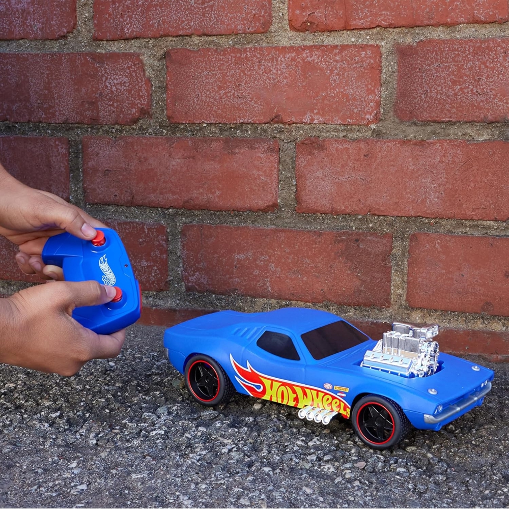 სათამაშო მანქანა MATTEL HTP54 Hot Wheels Remote Control Car Rodger Dodger 1:16, Blue