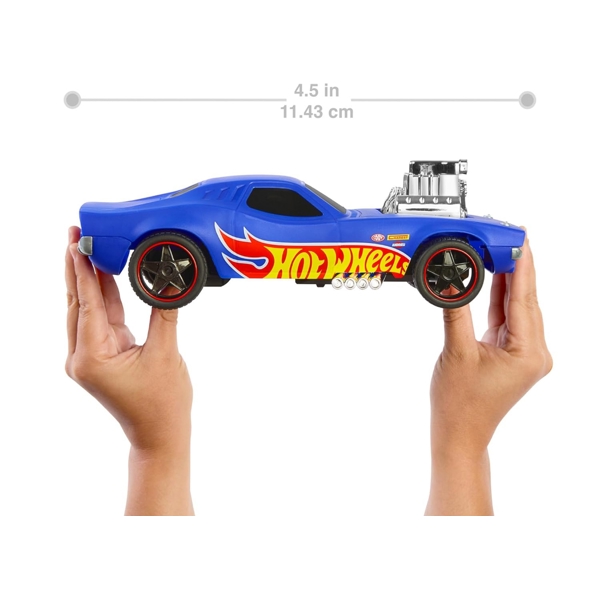 სათამაშო მანქანა MATTEL HTP54 Hot Wheels Remote Control Car Rodger Dodger 1:16, Blue