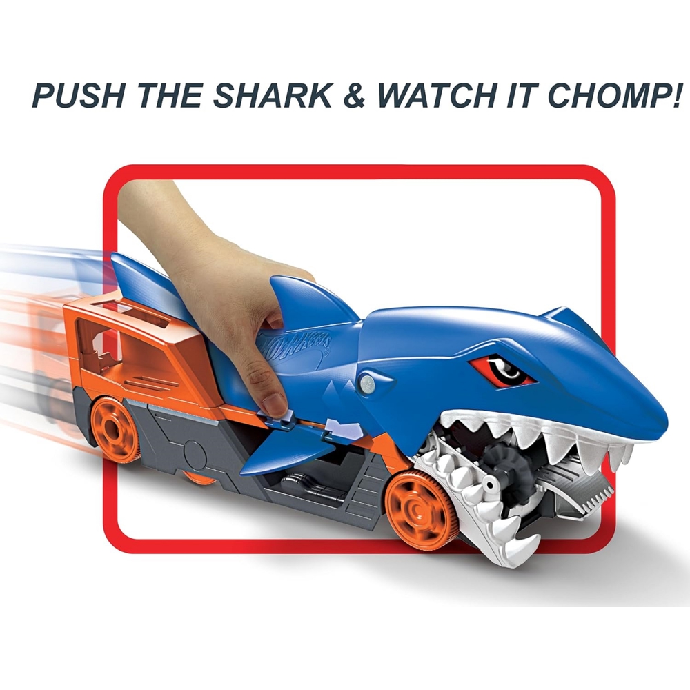 Mattel GVG36 Hot Wheels Shark Chomp Transport