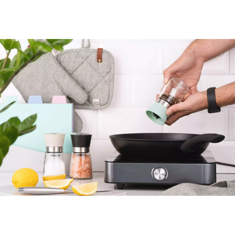 სამარილე და საპილპილე Ardesto AR2101GR Mill Gemini, Salt And Pepper, Green