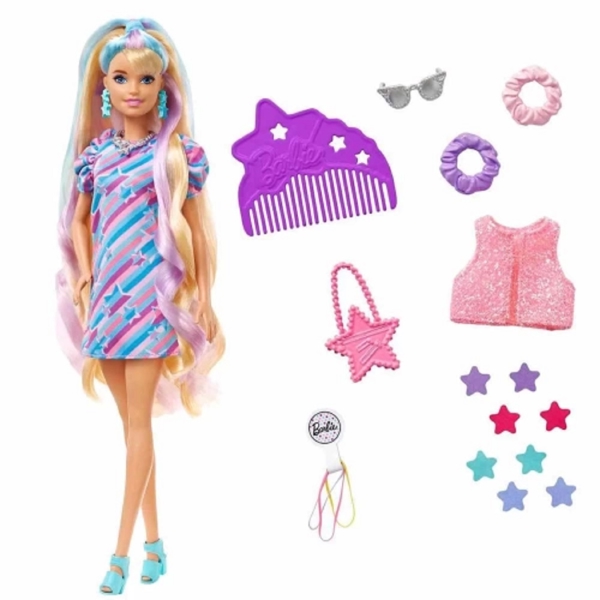 Mattel HCM88 Barbie Totally Hair Doll - Blonde