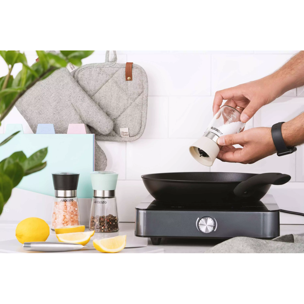 სამარილე და საპილპილე Ardesto AR2101BG Mill Gemini, Salt And Pepper, Beige