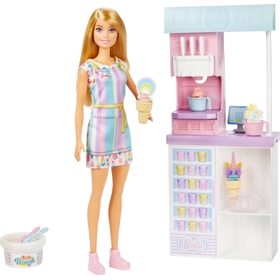 MATTEL HCN46 Barbie Ice Cream Shopkeeper Playset