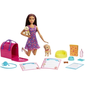 MATTEL HKD86 Barbie Adopt-a-Pup Playset - Latina