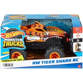 სათამაშო მანქანა Mattel HNV03 Hot Wheels Monster Trucks 1:24 Tiger SharkTM RC Vehicle