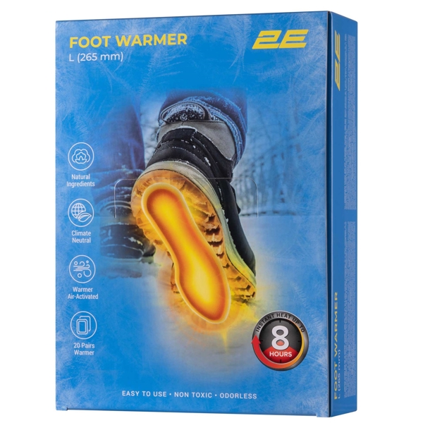 ფეხის გამათბობელი 2E 2E-NAFW8L-DB, L, Chemical Foot Warmer