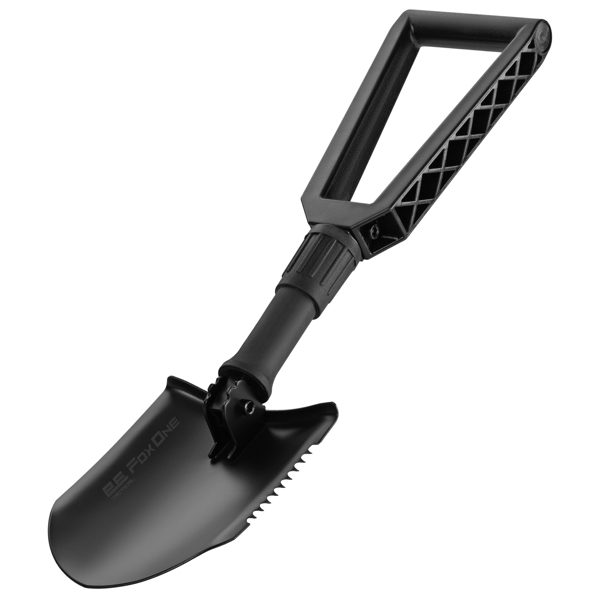 Folding Tactical Shovel 2E 2E-TFS-BK Fox One, 59cm, Black