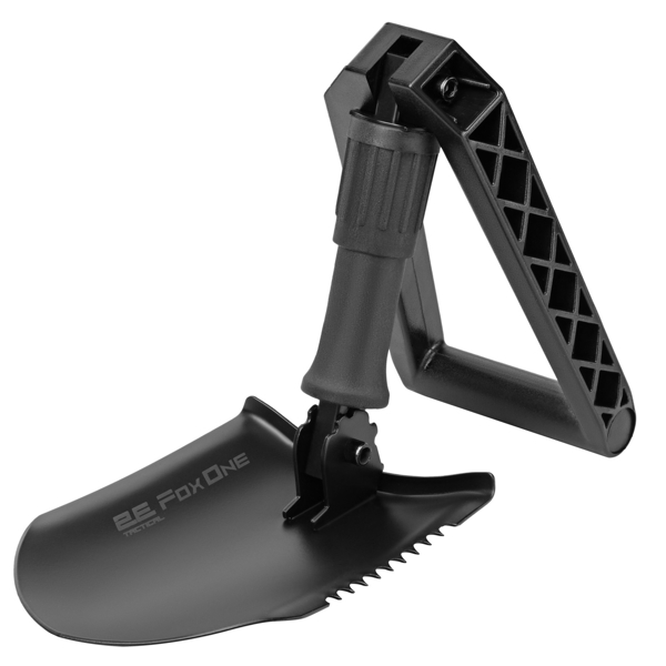 Folding Tactical Shovel 2E 2E-TFS-BK Fox One, 59cm, Black