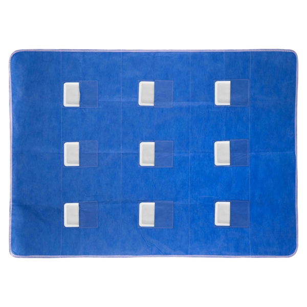 თერმო პლედი 2E 2E-HB9HP, Thermal Blanket With 9 Heating Panels, Blue