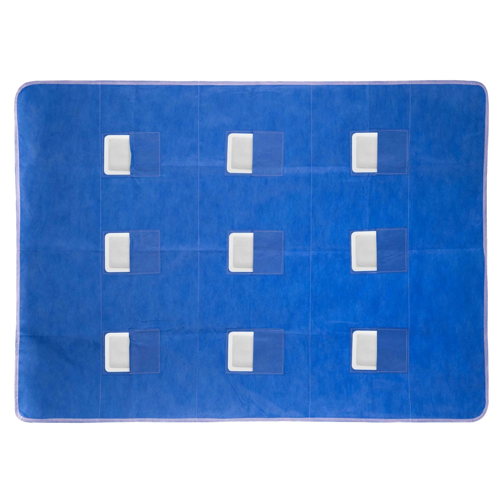 თერმო პლედი 2E 2E-HB9HP, Thermal Blanket With 9 Heating Panels, Blue