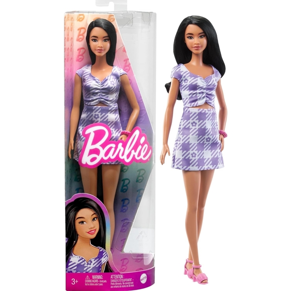 Barbie Fashionistas Doll - Oversized Plaids Mattel HPF75