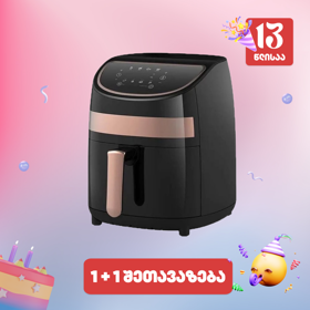 Xiaomi Deerma DEM-KZ100, 1000W, 3L, Air Fryer, Black