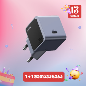 მობილურის დამტენი UGREEN X503 (35041) Nexode Air, 30W, Type-C, Grey