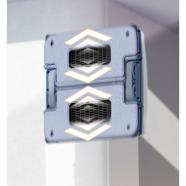 მინის საწმენდი რობოტი Hobot S7 Pro, 100W, 4800Pa, Dual Mop Polish Window Cleaning Robot, White