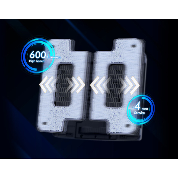 მინის საწმენდი რობოტი Hobot S7 Pro, 100W, 4800Pa, Dual Mop Polish Window Cleaning Robot, White