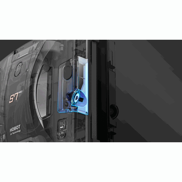 მინის საწმენდი რობოტი Hobot S7 Pro, 100W, 4800Pa, Dual Mop Polish Window Cleaning Robot, White