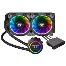 თხევადი გაგრილება Thermaltake CL-W157-PL12SW-A 240 TT Premium Edition, 120mm, 1400Rpm, Liquid Cooling, Black