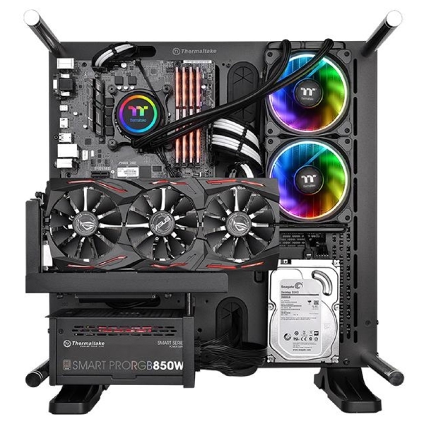 თხევადი გაგრილება Thermaltake CL-W157-PL12SW-A 240 TT Premium Edition, 120mm, 1400Rpm, Liquid Cooling, Black