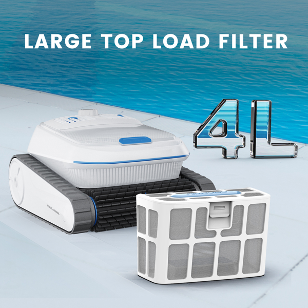 აუზის საწმენდი რობოტი UBTech AIRROBO PC200, Cordless Robotic Pool Cleaner, White