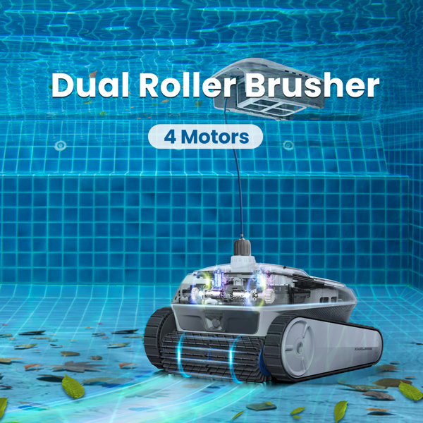 აუზის საწმენდი რობოტი UBTech AIRROBO PC200, Cordless Robotic Pool Cleaner, White