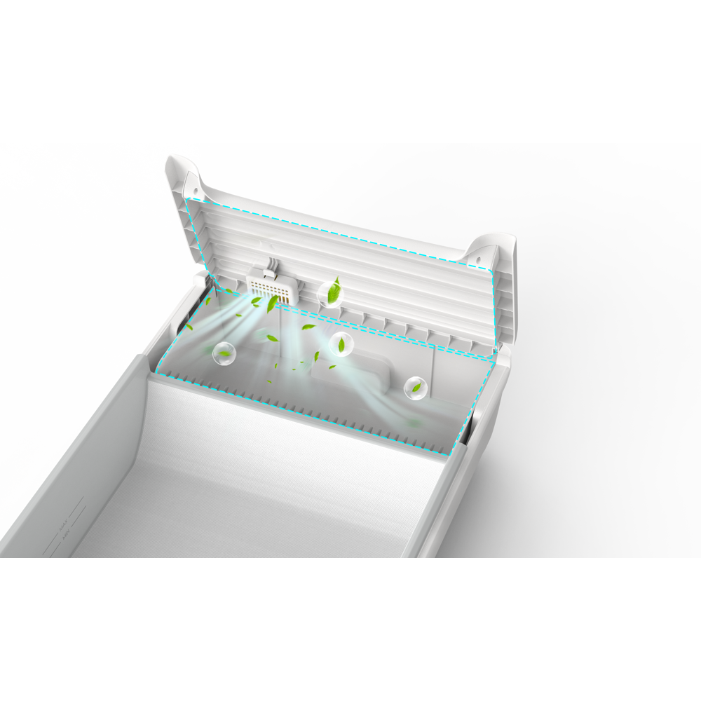 კატის ჭკვიანი სახლი UBTech UCAT C31, Smart Cat Litter Box, White