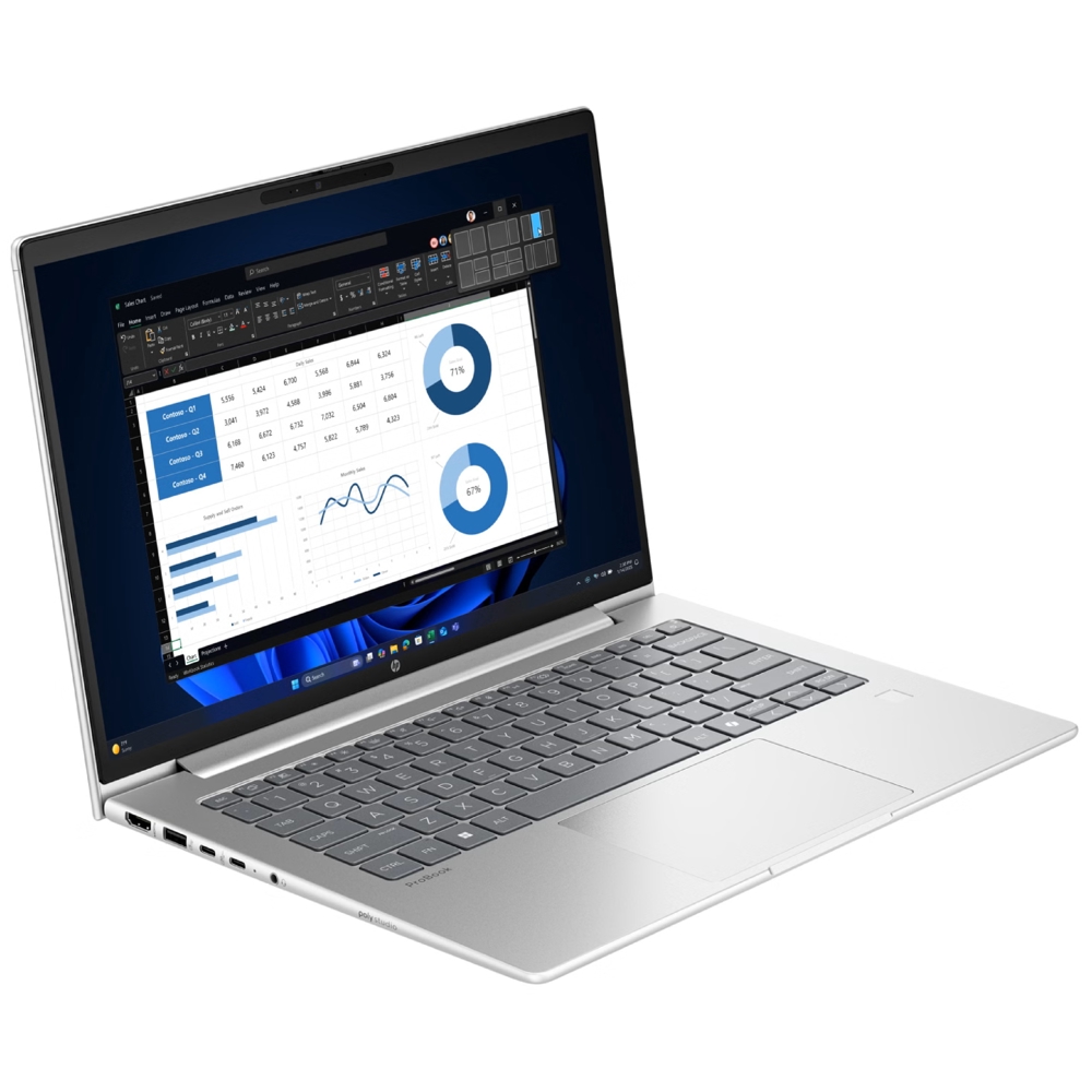 Notebook HP B39WVAT ProBook 4 G1i, 14", i5-1334U, 16GB, 512GB SSD, Integrated, W11P, Silver