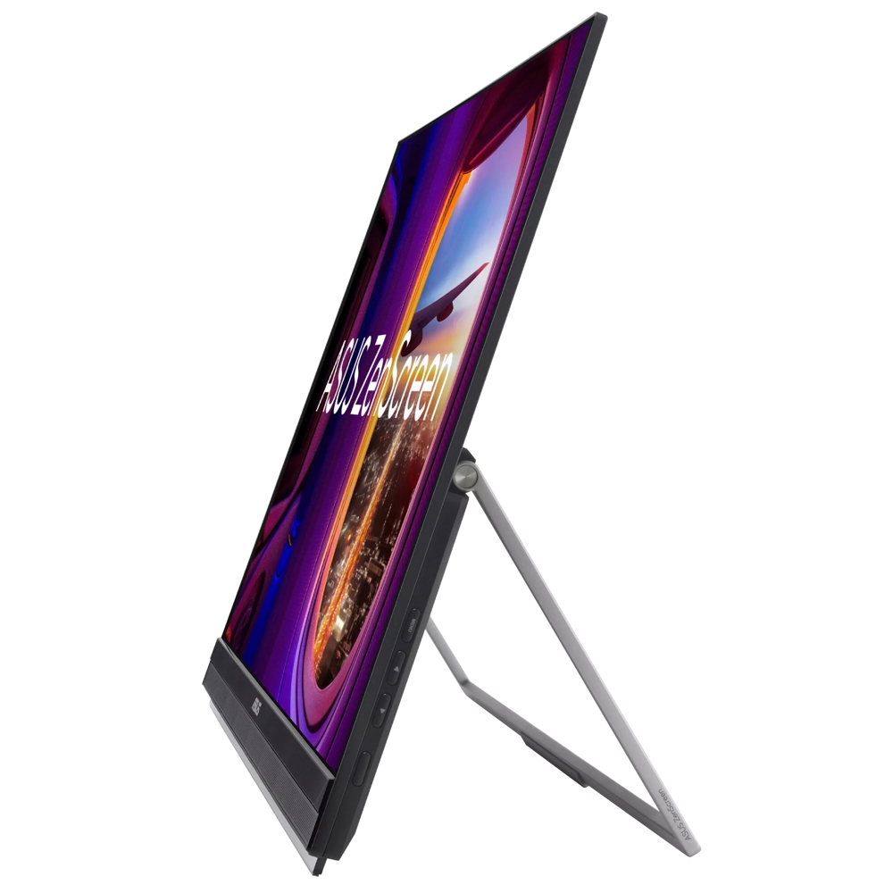 Portable Monitor Asus 90LM0AU5-B01A71 ZenScreen MB27ACF, 27", QHD, IPS, HDMI, USB-C, 3.5mm, Black