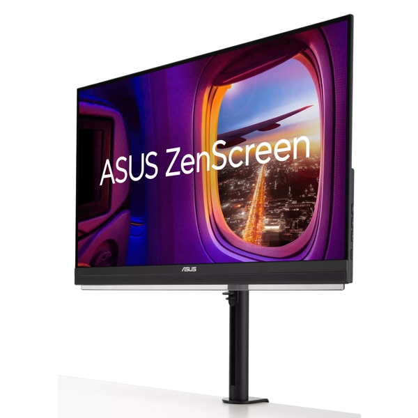 მონიტორი Asus 90LM0AU5-B01A71 ZenScreen MB27ACF, 27", Portable Monitor, QHD, IPS, HDMI, USB-C, 3.5mm, Black