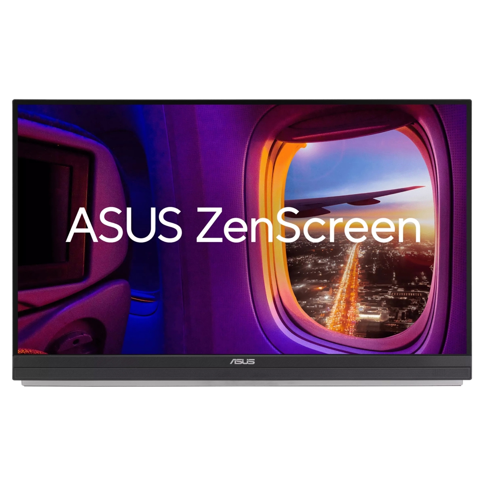 Portable Monitor Asus 90LM08S5-B01A70 ZenScreen MB229CF, 21.5", FHD, IPS, HDMI, USB-C, 3.5mm, Black