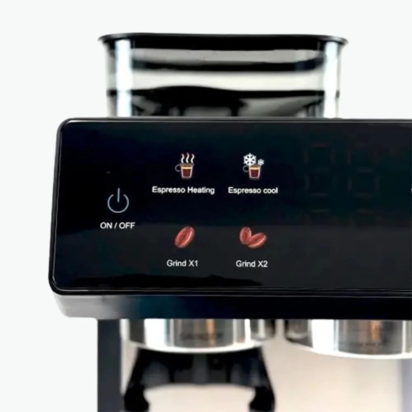 ყავის აპარატი MinMax MNC-5710, 1350W, 2.6L, Coffee Machine, Silver