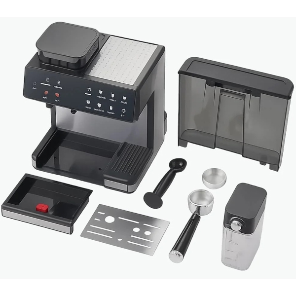 ყავის აპარატი MinMax MNC-5710, 1350W, 2.6L, Coffee Machine, Silver