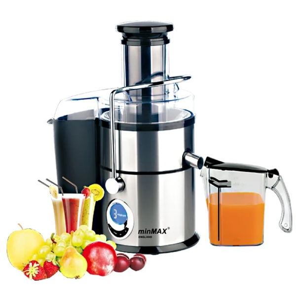 წვენსაწური MinMax MMJ-1289M, 1800W, Juicer, Silver