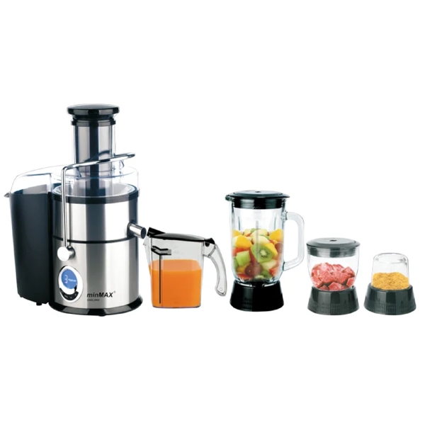 წვენსაწური MinMax MMJ-1289M, 1800W, Juicer, Silver