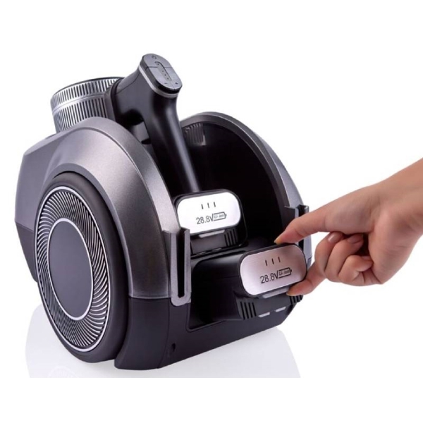 მტვერსასრუტი Arnica ET13480 Solara Hybrid, 400W, 1.4L, Vacuum Cleaner, Grey