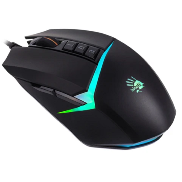 მაუსი A4tech Bloody W60 Max, Wired, RGB, USB, Gaming Mouse, Stone Black