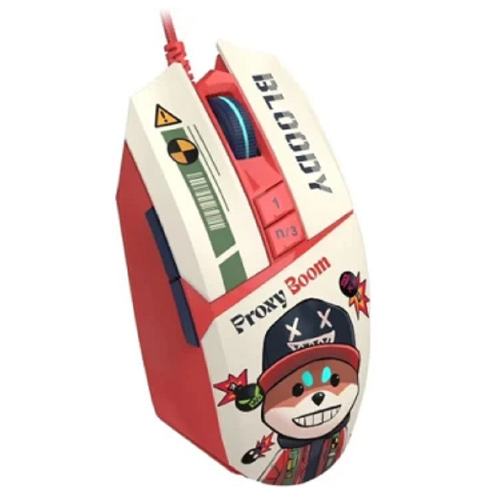 მაუსი A4tech Bloody W63 MAX, Wired, USB, RGB, Gaming Mouse, Proxy Boom