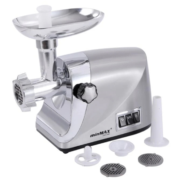 ხორცსაკეპი minMAX MG-759, 3500W, Meat Grinder, Silver