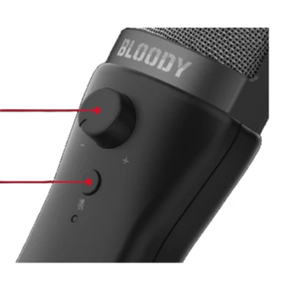 მიკროფონი A4Tech Bloody GM20, Wired, USB, Microphone, Black