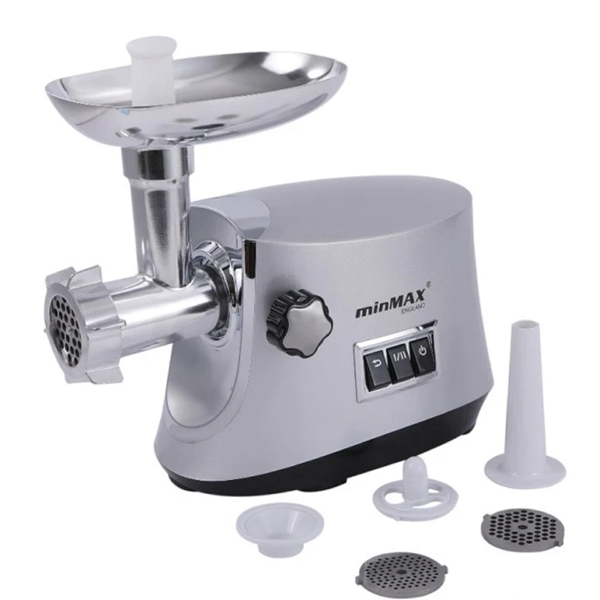 ხორცსაკეპი minMAX MG-758, 3000W, Meat Grinder, Silver