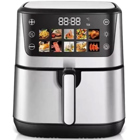 აეროგრილი MinMax MNF-8003S, 2500W, 12.5L, Air Fryer, Black/Silver