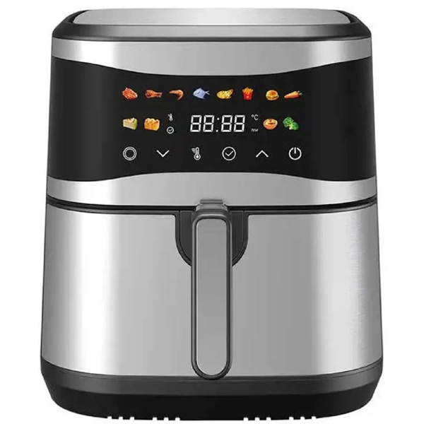 აეროგრილი MinMax MNF-8004, 2500W, 12.5L, Air Fryer, Black/Silver