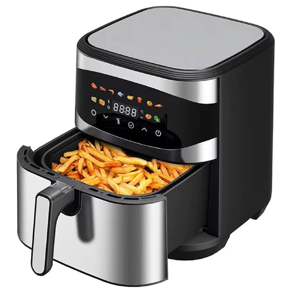 აეროგრილი MinMax MNF-8004, 2500W, 12.5L, Air Fryer, Black/Silver