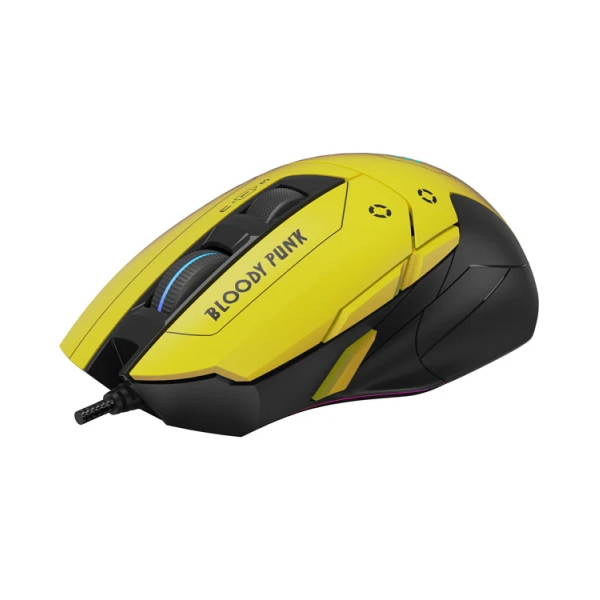 მაუსი A4Tech Bloody W70 Max, Wired, USB, RGB, Gaming Mouse, Punk Yellow