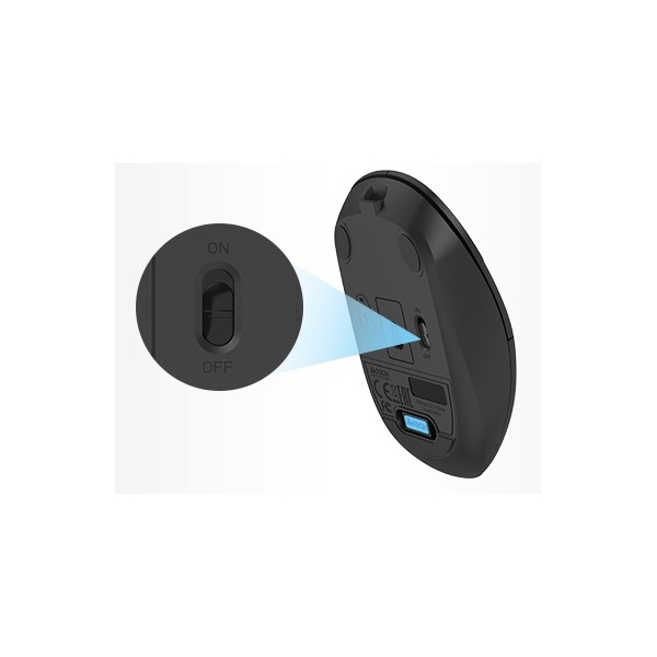 მაუსი A4Tech Fstyler FG15CS Air2, Wireless, USB, Mouse, Black