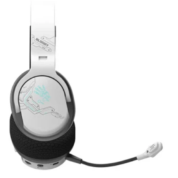 ყურსასმენი A4tech Bloody GR370, Headset, Wireless, Bluetooth, USB, 3.5mm, Sports White