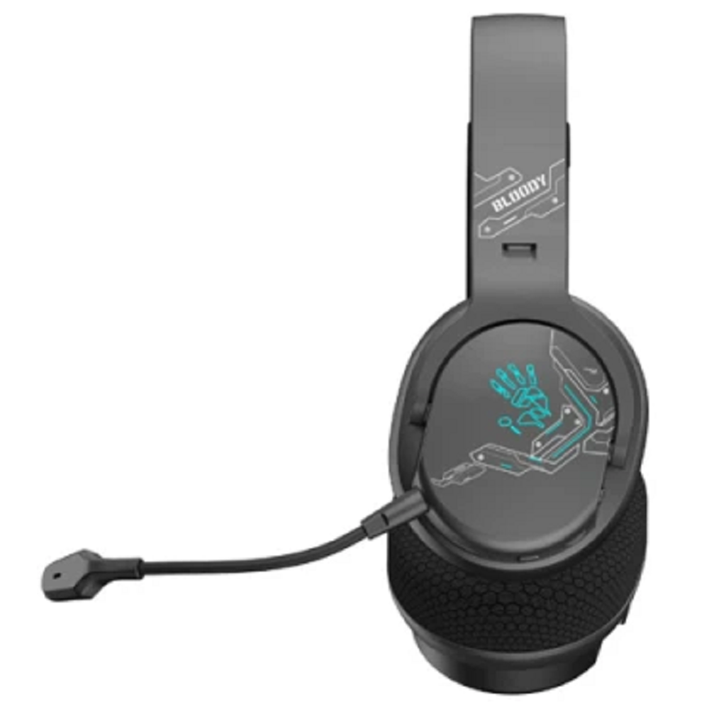 ყურსასმენი A4tech Bloody GR370, Headset, Wireless, Bluetooth, USB, 3.5mm, Black