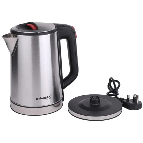 ელექტრო ჩაიდანი minMAX MIK-2318, 2000W, 2.3L, Electric Kettle, Silver